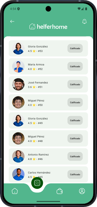 Aplicación Móvil para servicios de limpieza Paraguay